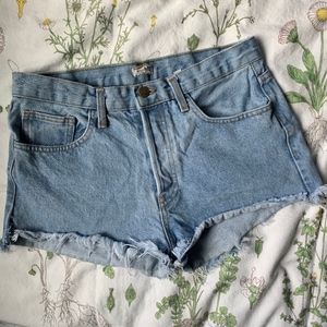 Brandy Melville light denim shorts